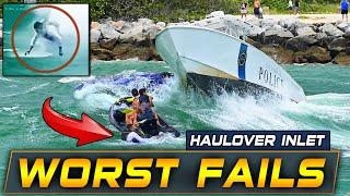 EPIC BOAT FAILS 2024 AT HAULOVER INLET | MOST WATCHED VIDEOS !!BOAT ZONE