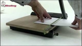 Swingline ClassicCut Pro 12 Guillotine Paper Trimmer Demo