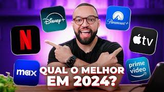 Qual o melhor serviço de streaming? Netflix, Max, Disney+, Amazon Prime Video, AppleTV+ e Paramount+