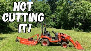 So THAT is Why They Call The Kubota BX a LAWNMOWER!!!