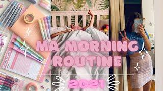 Ma MORNING ROUTINE pour les cours 2021 !