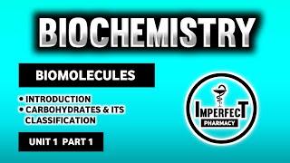 Carbohydrates | Biomolecules | Biochemistry | B Pharma 2nd Semester