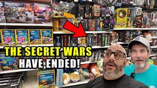 THE SECRET WARS HAVE ENDED!!! Toy Hunting and Finishing the Line!