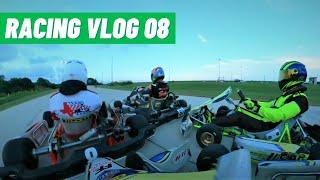 Fighting For A Podium w/ Onboard 360 Camera!! - Racing Vlog 08 [Lo206] - Hill Country Kart Club