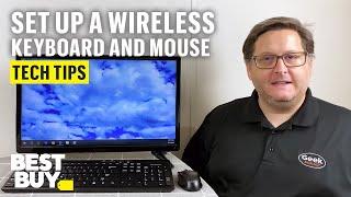 How to Set Up a Wireless Keyboard and Mouse - Tech Tips from Best Buy