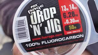 FOX RAGE DROP 'N' JIG FLUROCARBON | Lure fishing flurocarbon