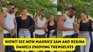 Listen to what REGINA DANIELS says about MAURICE SAM as they danced together.