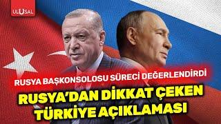 Suriye'deki gelişmeler Türkiye Rusya ilişkilerini nasıl etkiledi? Rusya Başkonsolosu açıklama yaptı