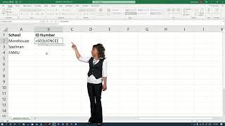 Excel SEQUENCE FUNCTION