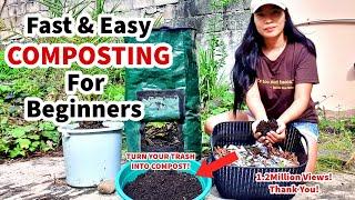 Fast & Easy Composting for Beginners | How To Make Compost Fast