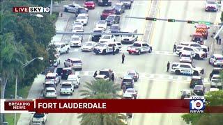 Massive police presence seen in Fort Lauderdale