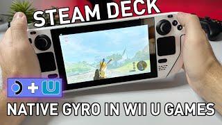 Steam Deck - How To Get Motion Controls In Wii U Games On Cemu Emulator