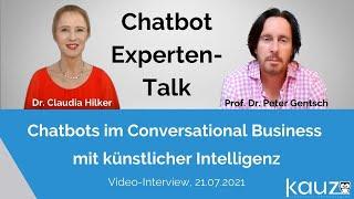 Chatbots im Conversational Business mit künstlicher Intelligenz mit Prof. Dr. Gentsch