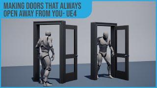 Doors That Open Away From You- Unreal Engine 4