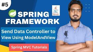 #5 ModelAndView Send Data Controller to View| Spring MVC Tutorials