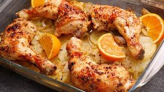 Pollo al Horno a la Naranja con Patatas: Receta Fácil y Deliciosa