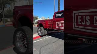 OOPS they hopped the curb  #liftedtrucks #beast #semashow #sema #shorts