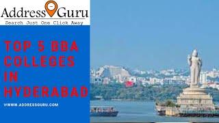 Top 5 BBA Colleges in Hyderabad, Best BBA colleges in Hyderabad