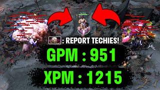 The Most Highest GPM Techies in the World  - 7.32 Patch Dota 2