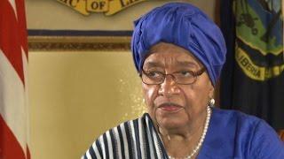 Adrienne Arsenault speaks with Liberian President Ellen Johnson Sirleaf