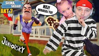  SIEMA SĄSIAD AKT 2! | (Juniorsky Hello Neighbor Część 2)