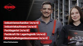 Starte jetzt deine Ausbildung bei RUKO!