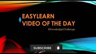 #AKT #EasyLearn (Video of the #day2) - #BLOPP