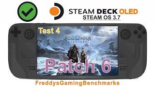 God of War Ragnarök (Patch 6) on Steam Deck OLED with Steam OS 3.7