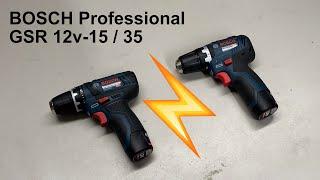 Bosch Professional GSR12v-15 vs Bosch Professional GSR12v-35