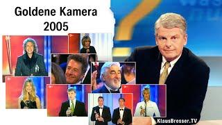 Goldene Kamera 2005 (Ausschnitt) mit Thomas Gottschalk, Tina Turner, Jerry Lewis, u.a. Klaus Bresser