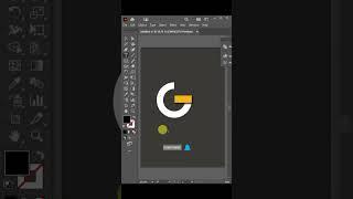 Create a Unique Alphabet G Logo with Simple Steps! #trendingshorts  #shorts