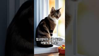 집고양이의 하루일과는 어떻게 될까요? 집고양이의 일상. 집고양이 하루일과. Shorts