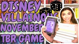  Disney Villainous November TBR Game  - So many book genres and a pet pick!