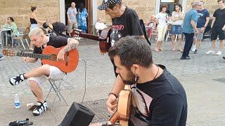 Flamenco!! Gitano SORPRENDIDO por Estos Maestros de La Guitarra