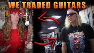 I Traded Guitars With The Bald Shredder!