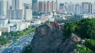 Drone tour of Urumqi in China's Xinjiang