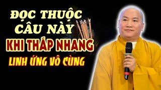 Câu Này Nên Đọc Khi Thắp Nhang - Cầu Gì Cũng Được Linh Ứng Bất Ngờ - Thầy Thích Phước Tiến (RẤT HAY)