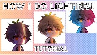 Lighting tutorial//Voice over//Gachaclub//ibispaint// 3 different ways!