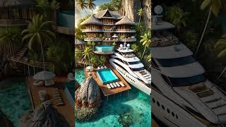 See Your DREAM Luxury Tropical Villa #tropicalhouse #luxuryvilla #luxurylifestyle #balivilla #yacht