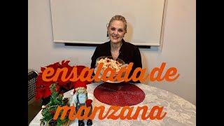 ENSALADA DE MANZANA DE NAVIDAD