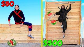 $50 vs $500 Ninjas! *BUDGET CHALLENGE*