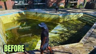 Abandoned Pool Gets EPIC Restoration | The Leon Network Pool Transformation