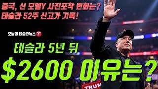 테슬라 5년 뒤 $2,600 간다, 이유는? ARK 테슬라 로보택시 분석, 중국 신 모델Y 사진 포착, 예상 컨셉분석!