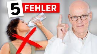 5 Fehler beim Wasser trinken: Das sollten Sie beachten (wichtig!)