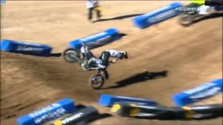 Cooper Webb HUGE Crash @ 2015 San Diego Supercross (2015 Monster Energy Supercross Round 6)