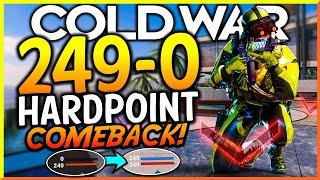 COLD WAR - "249-0 HARDPOINT COMEBACK WIN!" - Team Challenge #4 (COLD WAR CLUTCH HARDPOINT COMEBACK)