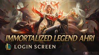 Immortalized Legend Ahri | Login Screen - League of Legends [4K 60fps Animated Splash Art]