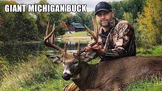 GIANT 153" MICHIGAN BUCK | Deer Hunting October | Big Buck on Small Farm