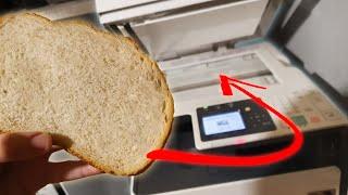 What happens if you photocopy bread