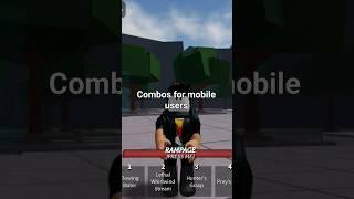 good combos for mobile user's #roblox